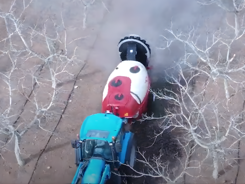 Atomizadores para cultivos de olivos